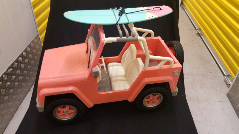 our generation jeep with surfboard